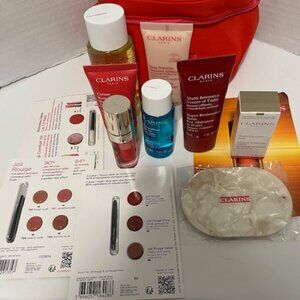 Clarins vanity beauty package.